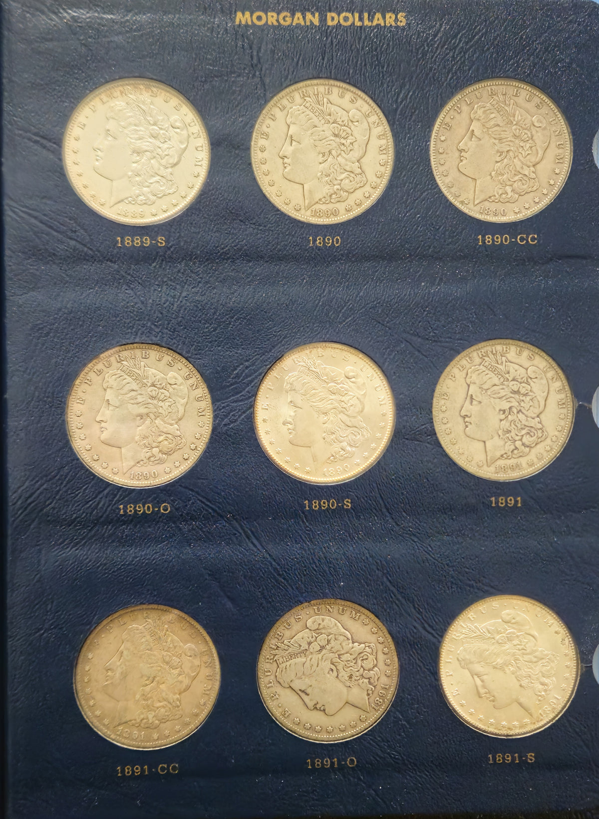 Morgan Silver Dollar Collection 1878–1921 - 96 Coins - 13 Carson City - Near Complete
