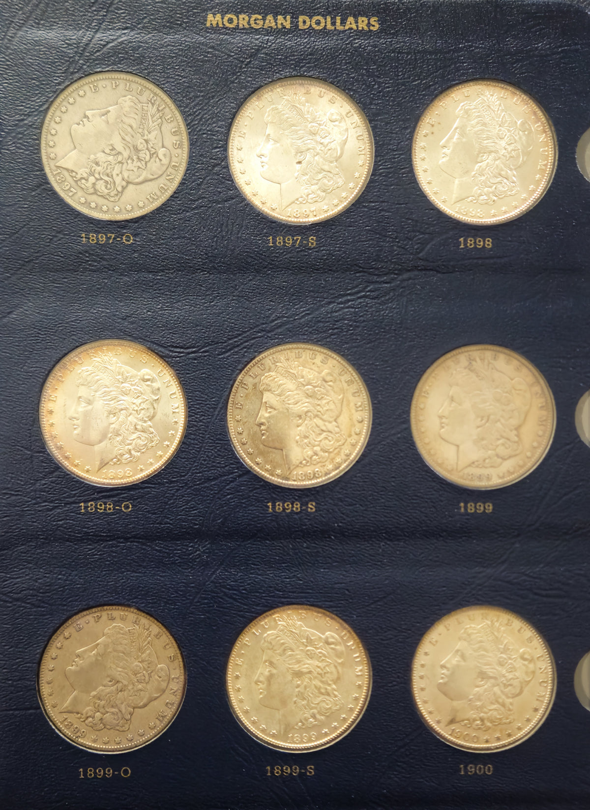 Morgan Silver Dollar Collection 1878–1921 - 96 Coins - 13 Carson City - Near Complete