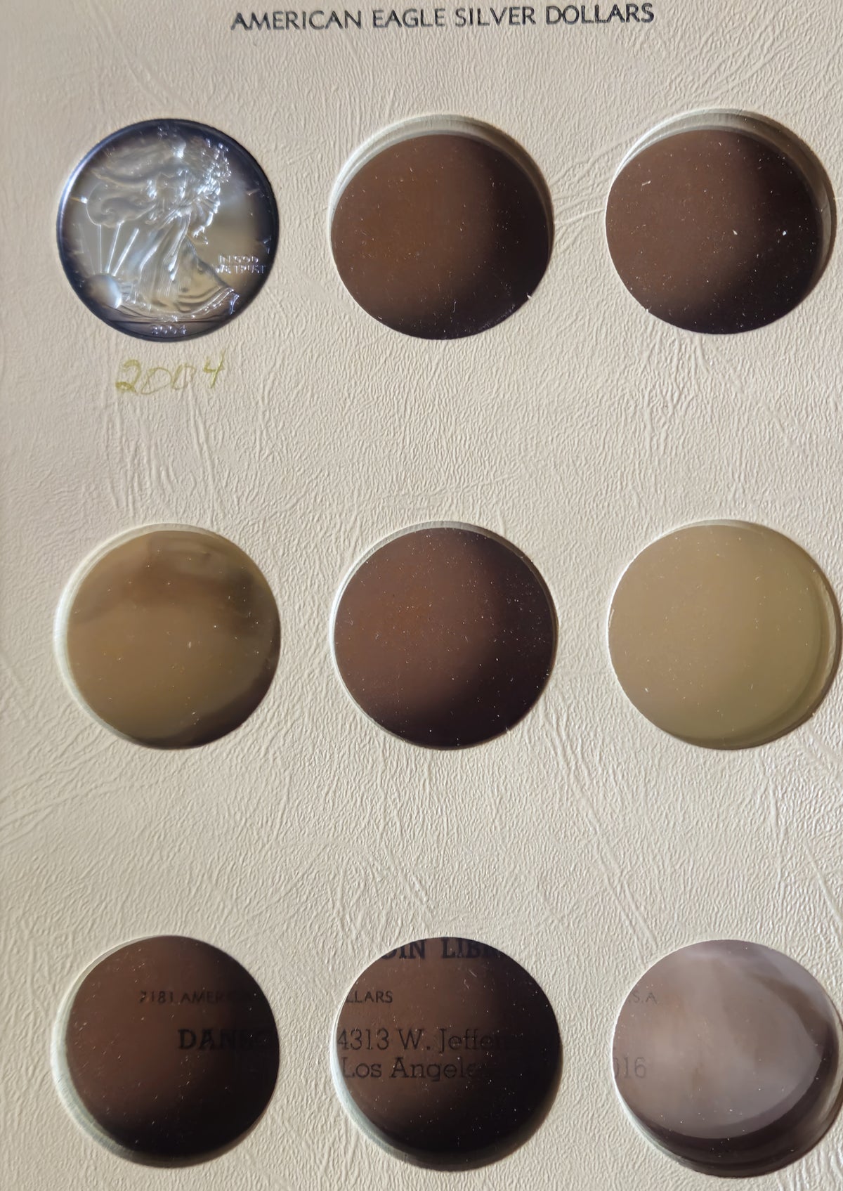 American Silver Eagle Collection 1986-2004 – 19 Coins