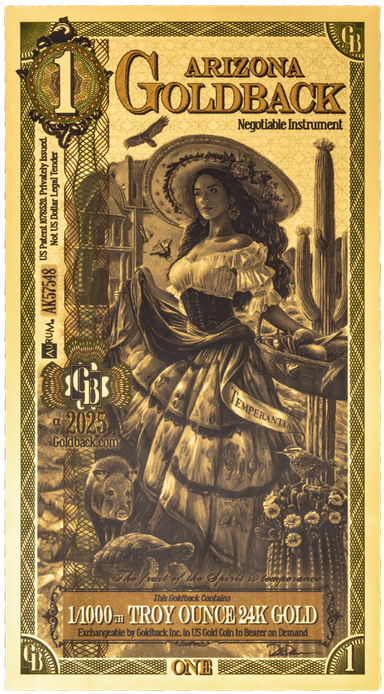 1 Arizona Goldback