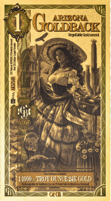 1 Arizona Goldback – Alpha Edition (Limited Series)