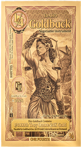1/4 Idaho Goldback