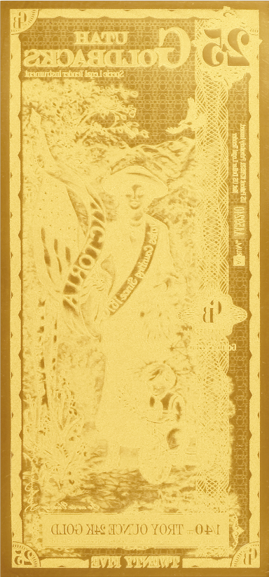 25 Utah Goldback
