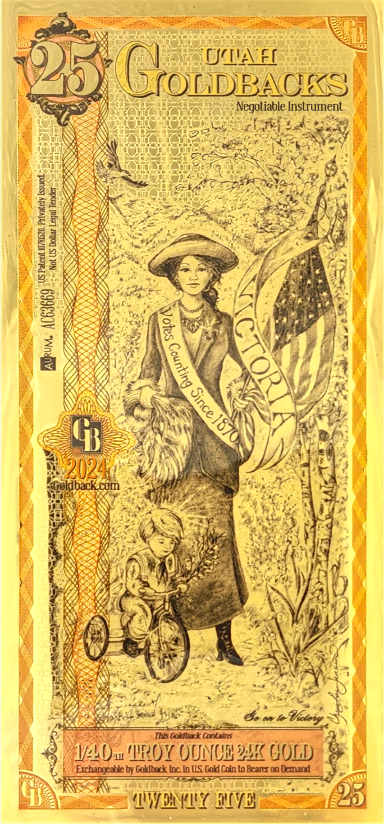 25 Utah Goldback