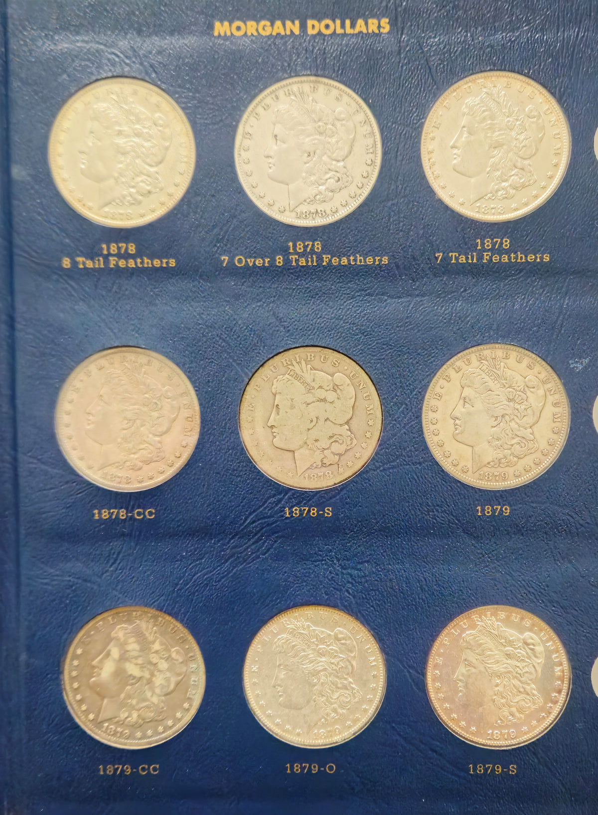 Morgan Silver Dollar Collection 1878–1921 - 96 Coins - 13 Carson City - Near Complete
