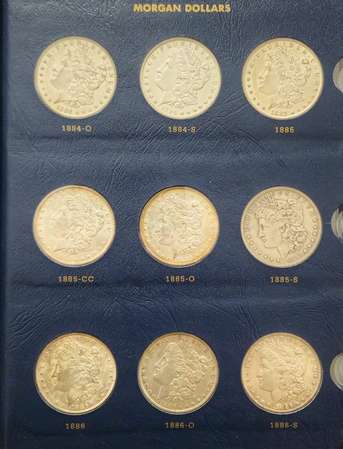 Morgan Silver Dollar Collection 1878–1921 - 96 Coins - 13 Carson City - Near Complete