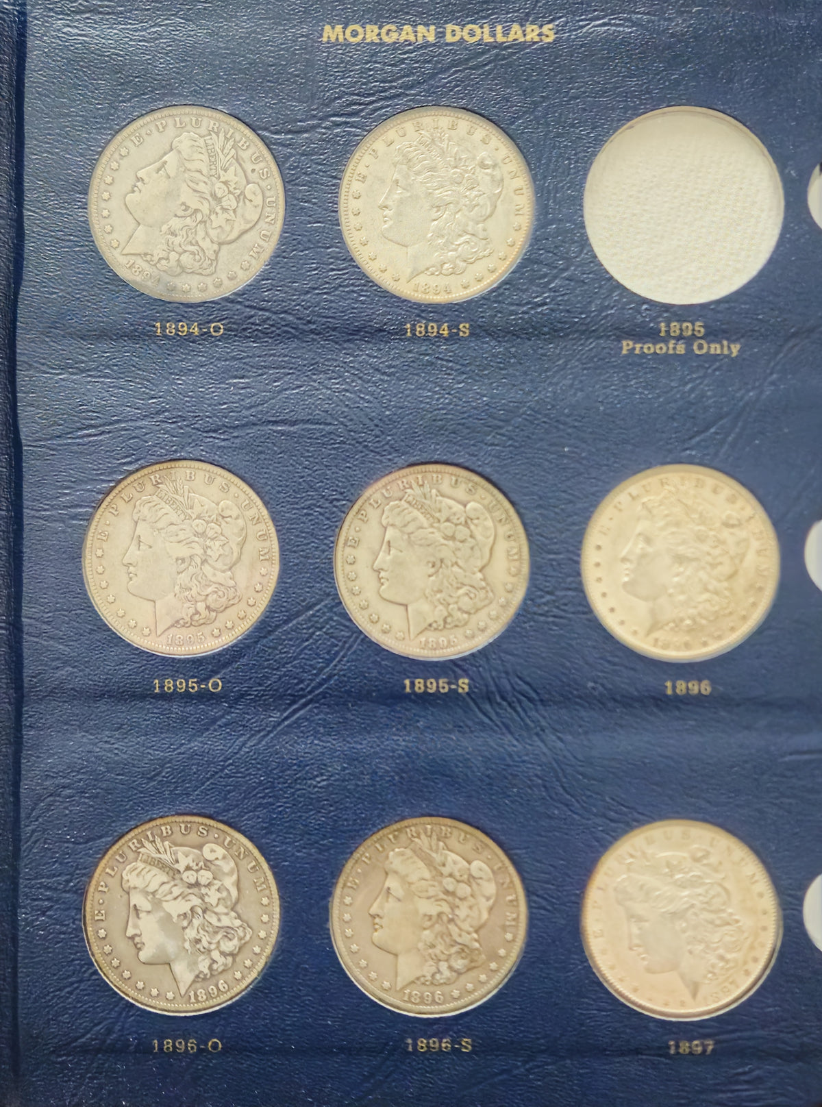 Morgan Silver Dollar Collection 1878–1921 - 96 Coins - 13 Carson City - Near Complete
