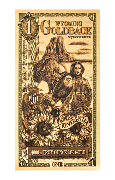 1 Wyoming Goldback front
