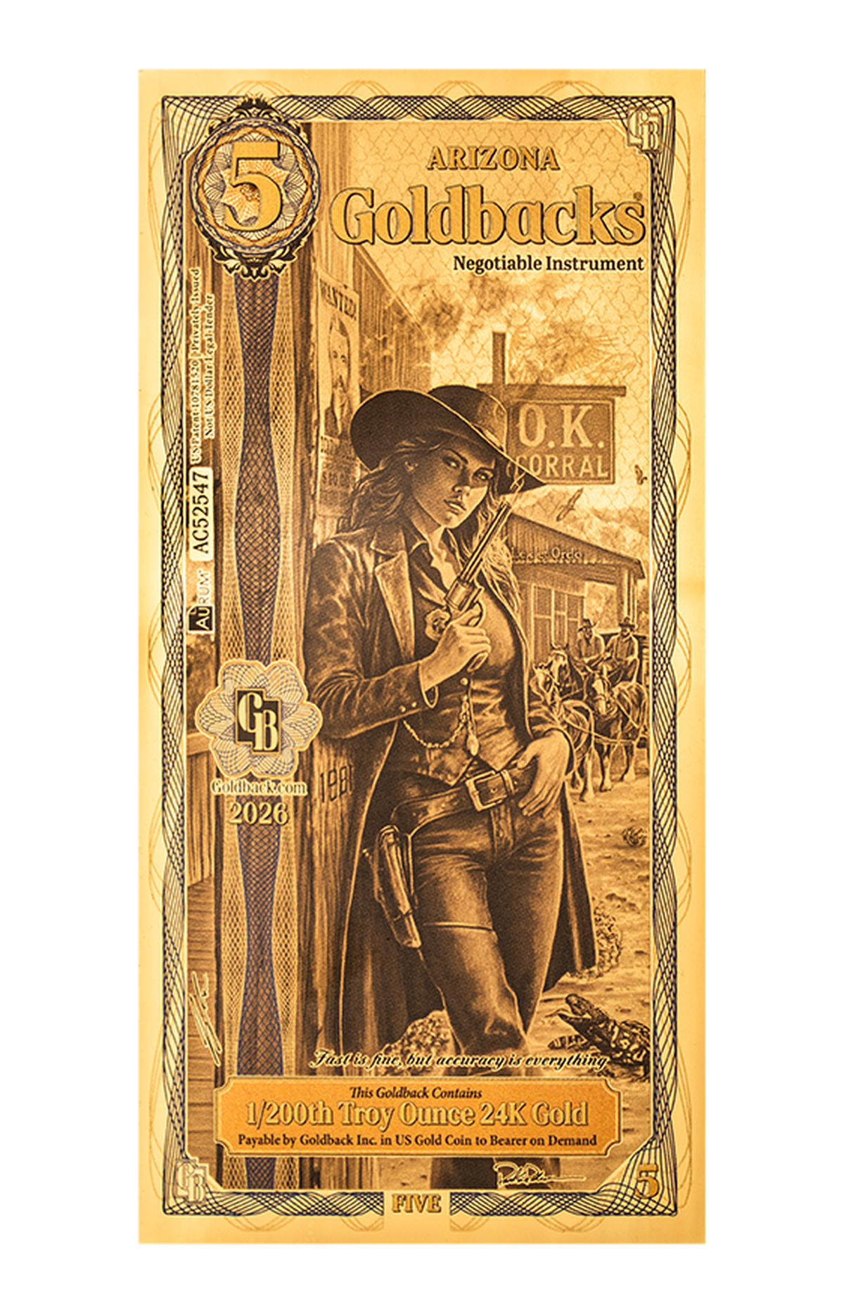 5 Arizona Goldback front