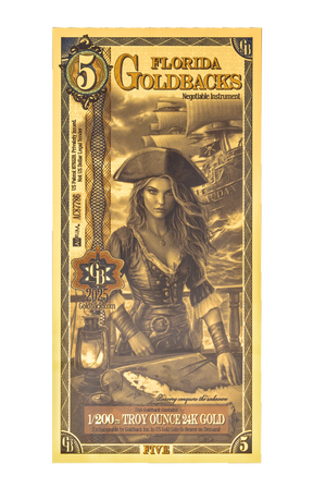 5 Florida Goldback front