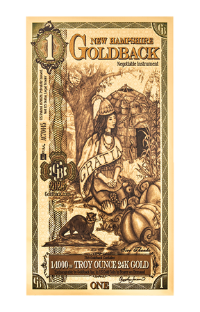 1 New Hampshire Goldback front