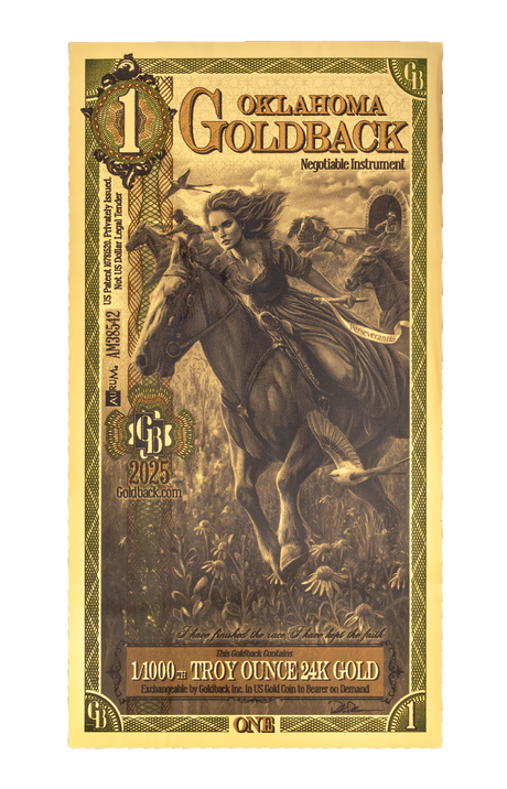 1 Oklahoma Goldback front