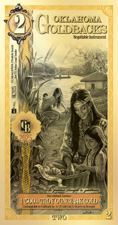 2 Oklahoma Goldback – Alpha Edition (Limited Series)
