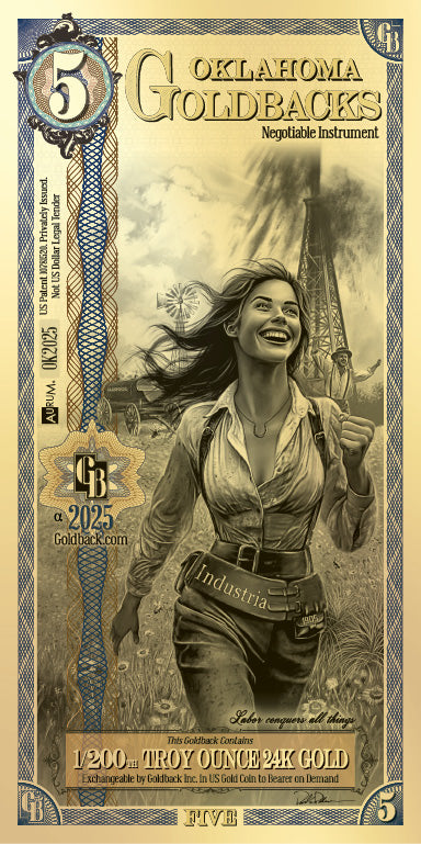 5 Oklahoma Goldback – Alpha Edition (Limited Series)