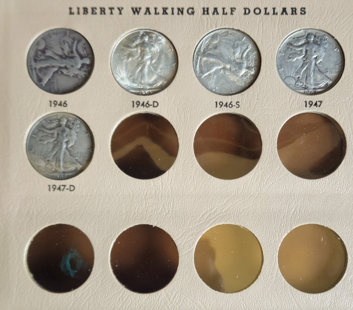 Complete Walking Liberty Half Dollar Collection 1916–1947 — All 65 Coins — Key Dates