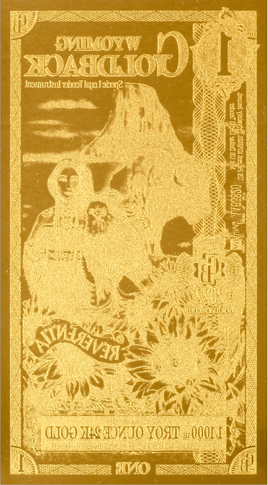 1 Wyoming Goldback – Alpha Edition (Limited Series)